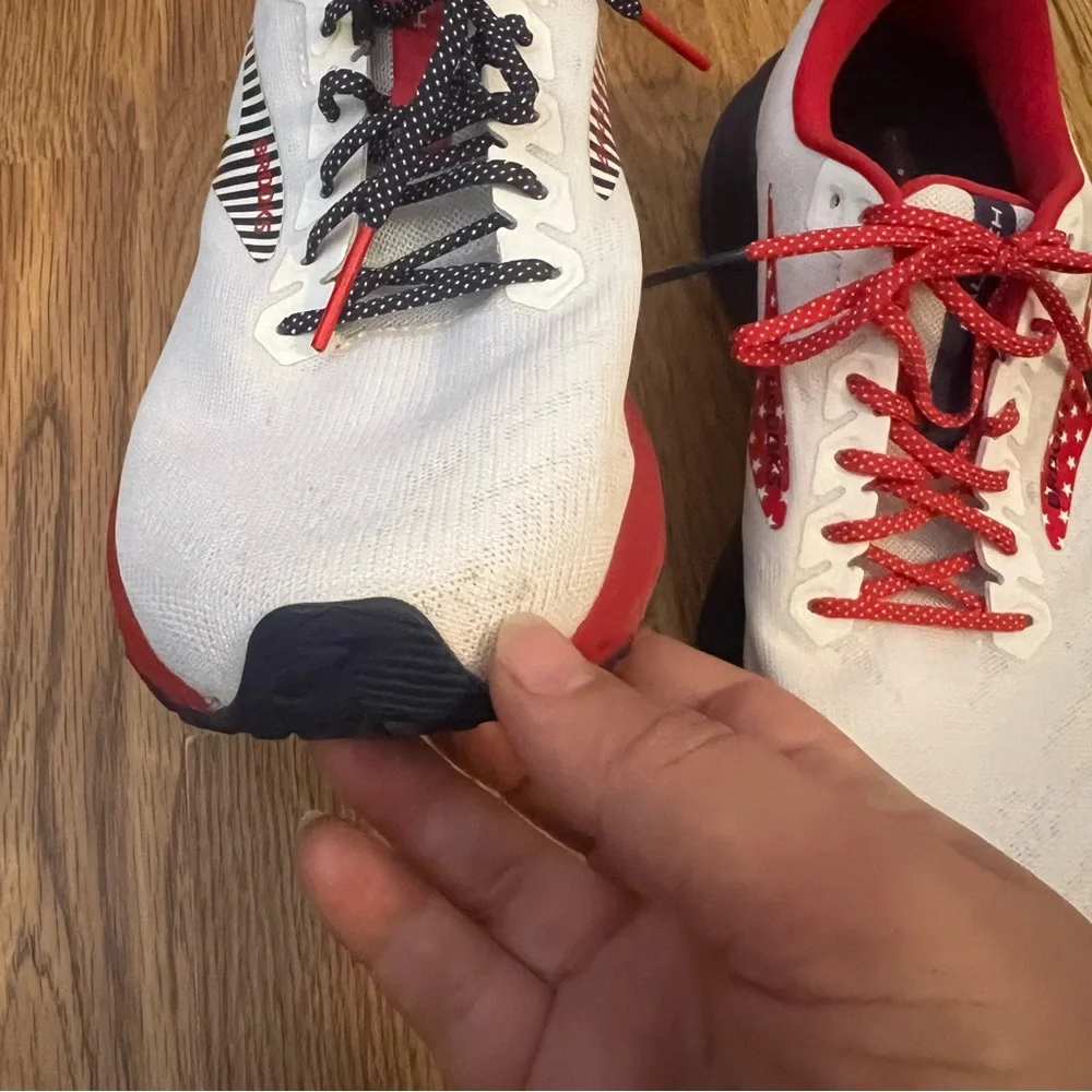 Brooks Launch 7 Red White and Blue USA Casual Running Olympic Sneakers - Picture 6 of 13